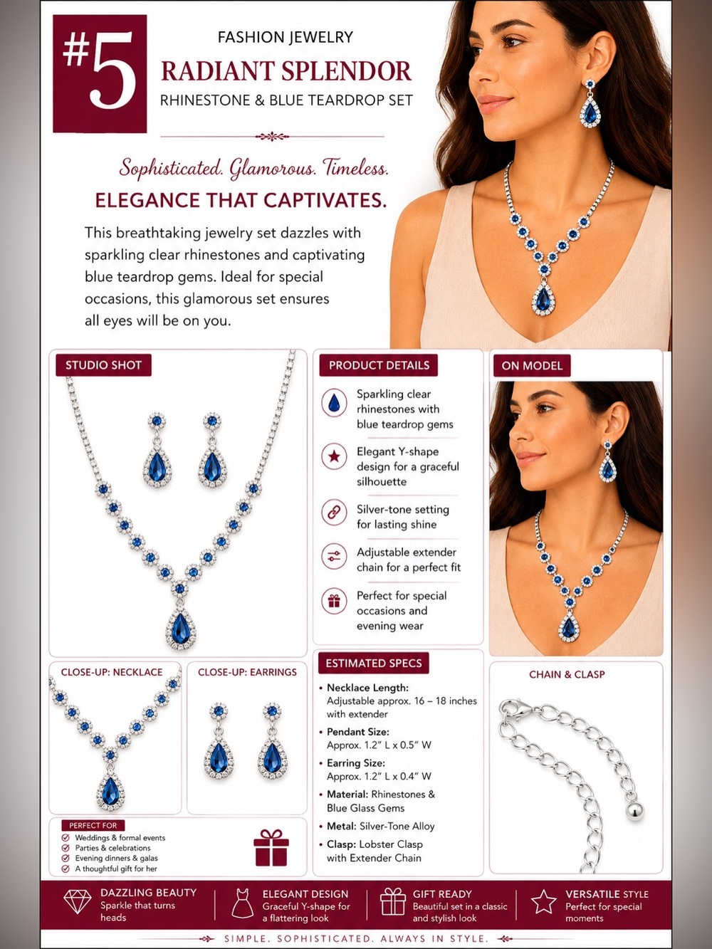 BUY NOW: Pick your Elegant Statement Jewelry - Picture 5 of 10